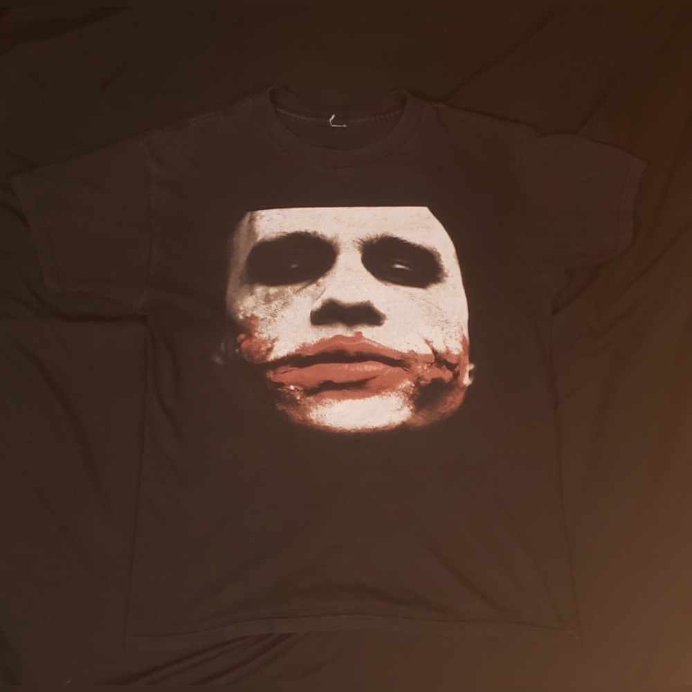 Vintage Dark Knight Joker Movie Promo Tee (2008) *RARE*